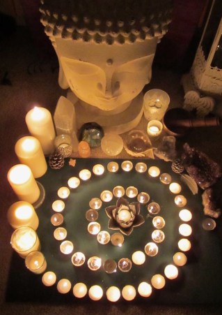 My Winter solstice candle ritual